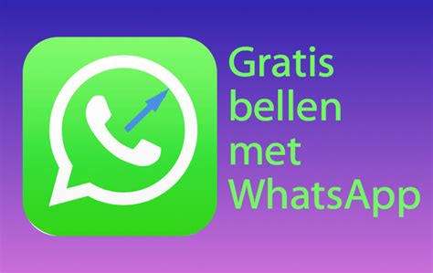 Bellen met WhatsApp: gratis op je telefoon. 